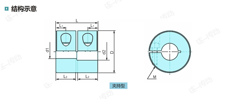 刚性联轴器结构示意